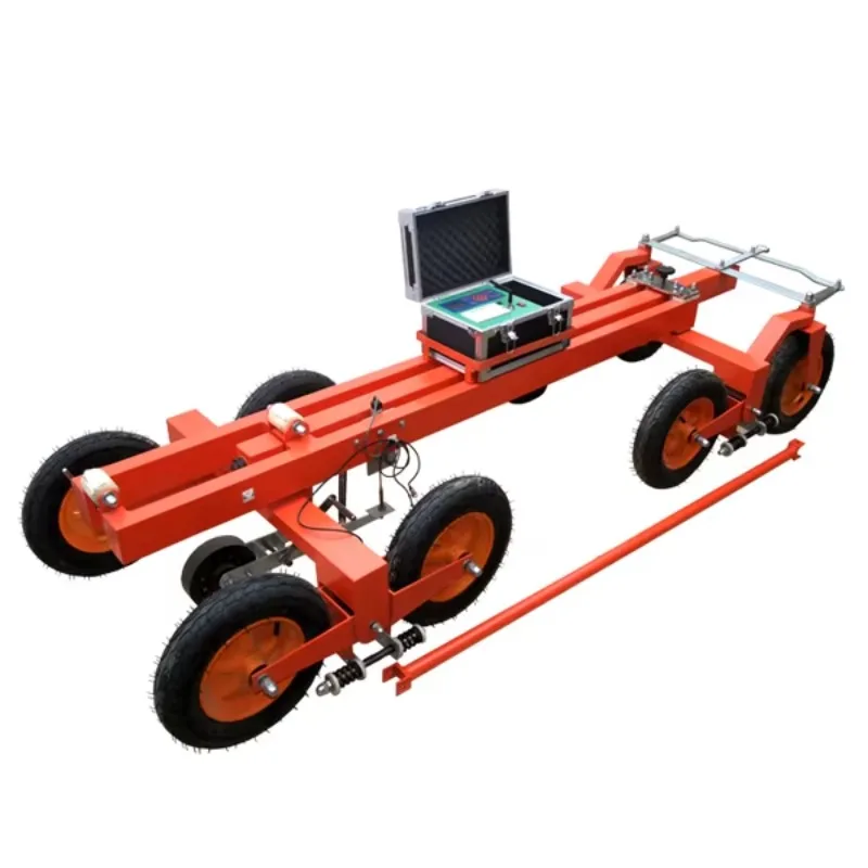 B002 Continuous Eight Wheels Viameter Profilometer for Pavement Quality Profilometer Road Surface Flatness Testing