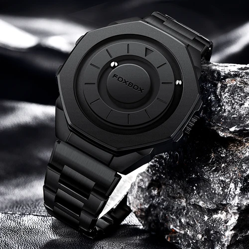 Imagen 2 del producto FOXBOX 2025 nuevos relojes de moda para Hombre, Reloj creativo de cuarzo con cuentas de desplazamiento para Hombre, Reloj de pulsera informal resistente al agua de lujo, Reloj para Hombre