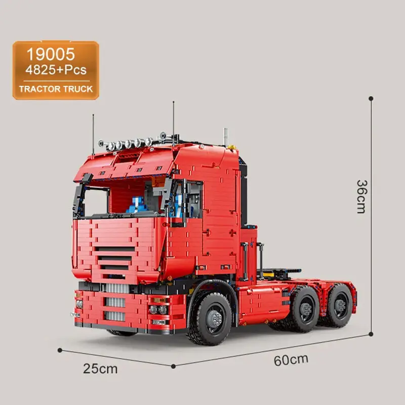Schimmel Koning 19005 Moc App Gemotoriseerde Tractor Truck Bouwstenen Puzzel Montage Kit Voor Volwassenen Kinderen Bakstenen Speelgoed Kerstcadeaus