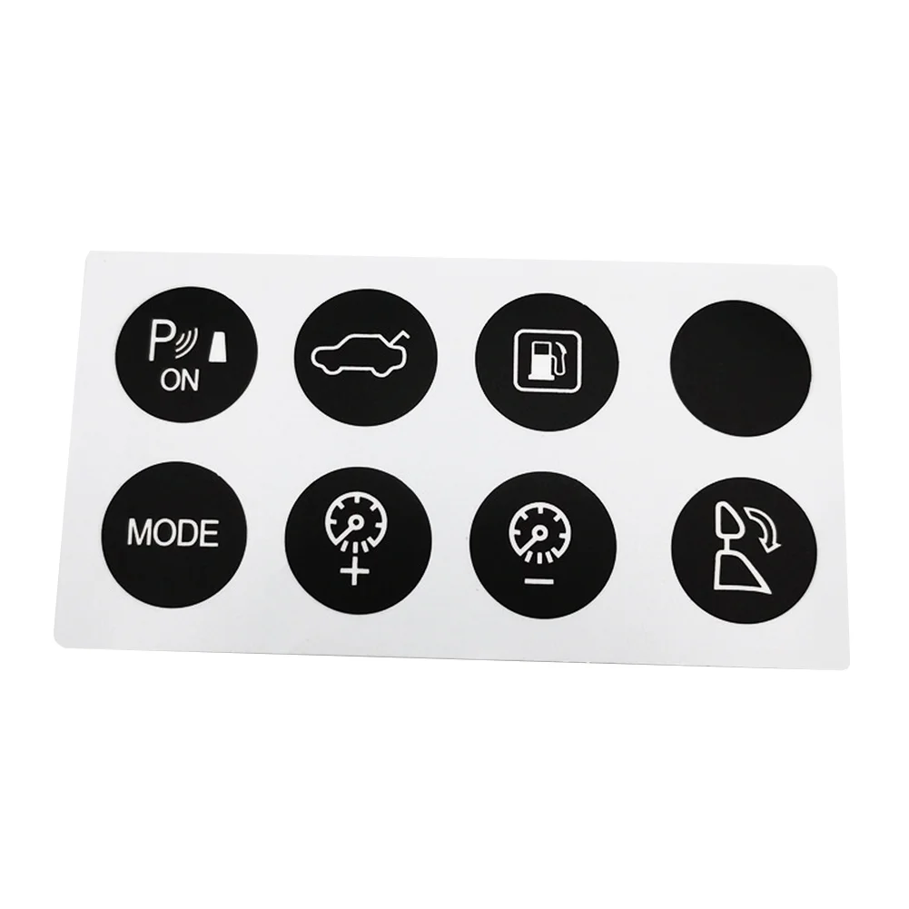 

Parking Sticker Cruise Button Decal Car Button Repair Black Overlay Reduced Light Penetration For Maserati 03-14