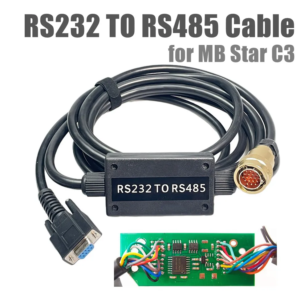 

C3 RS232 to RS485 Cable with PCB board in the Box for MB STAR C3 Multiplexer Diagnostic Interface