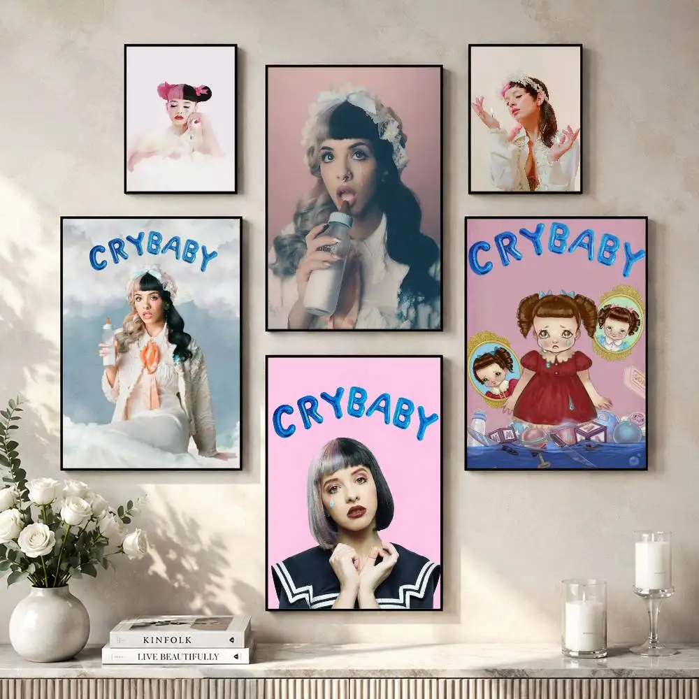 Cry BABY M-Melanie Martinez Poster Versatile HD Waterproof Wall Art Self-Adhesive Decor for Any Space Ideal Gift