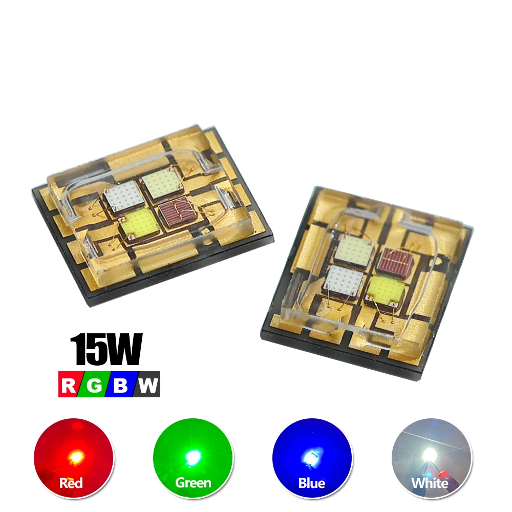 

1-10pcs LED 5060 RGBW High Power SMD 5060 4in1 Chip Source Beads For Stage Moving Color Wash Head Underwater Car Light Spot Lamp