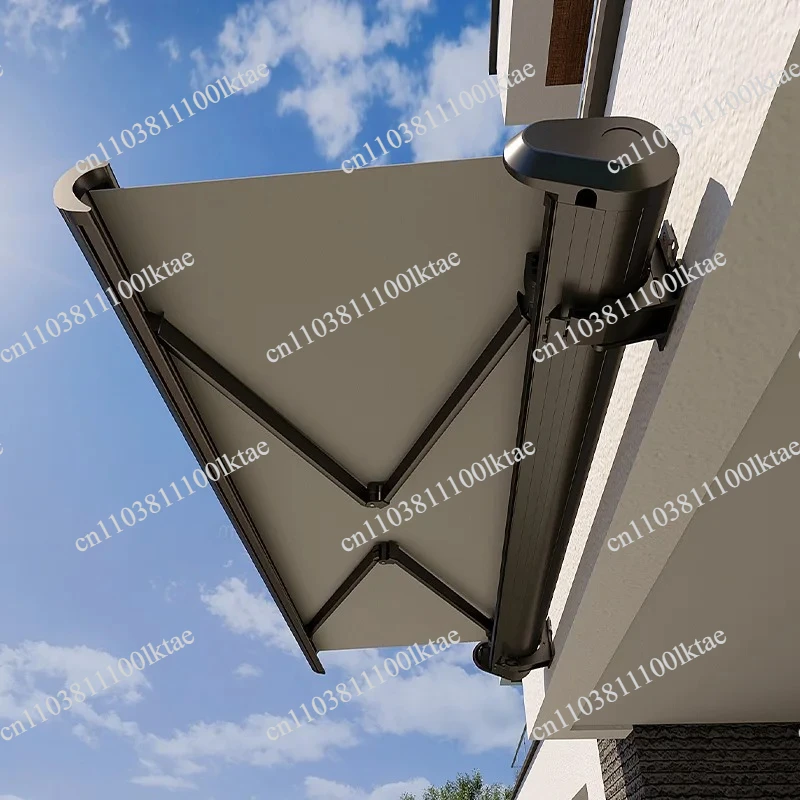 Custom Residential Outdoor Awning Shade Door Canopy Electric Retractable Awnings Patio Cover Roof Aluminum