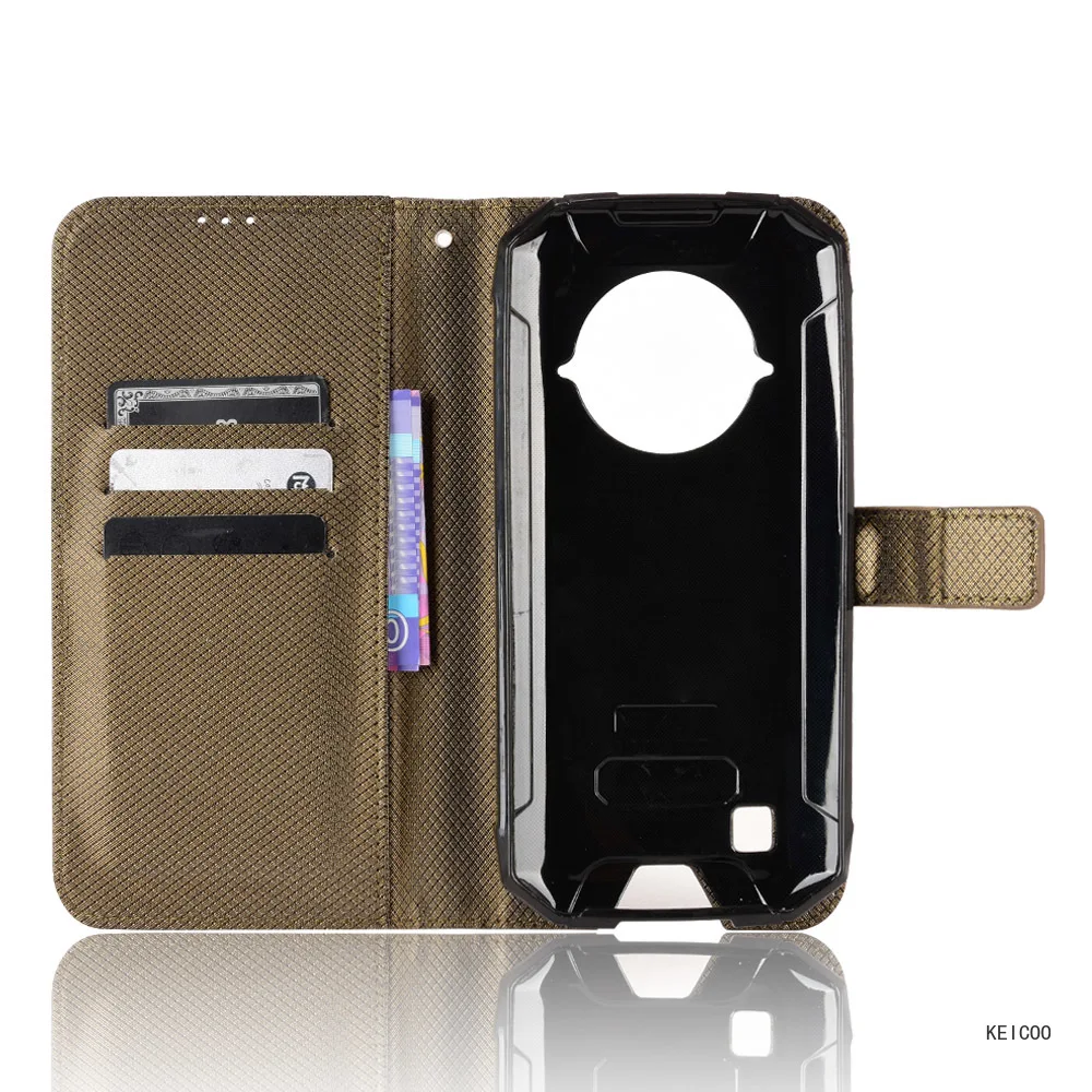 Anti-fall Diamond pattern leather cover For Doogee S86 N40 S88 S59 S96 S97 X97 X98 Plus Pro Full body protective shell Etui