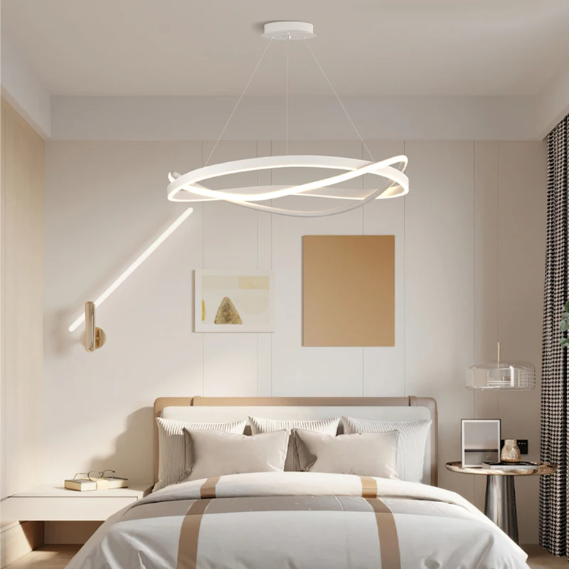 Imagem -03 - Minimalismo Nórdico Led Pendant Lights Design Criativo para Sala de Estar Sala de Jantar Quarto Candelabro Luminária Decoração de Casa