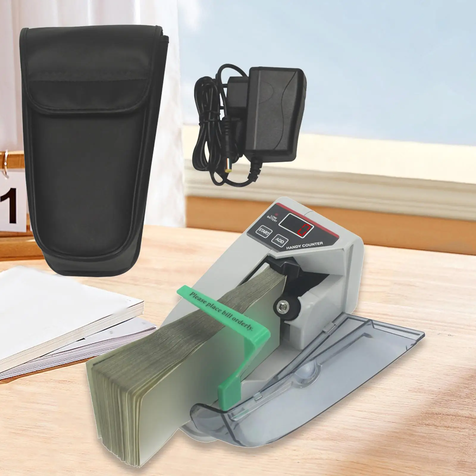 

Money Counter Machine Handy Small Change Counter Machine for Multi Currency Mini Money Counter for Business Trip Bank Traveling