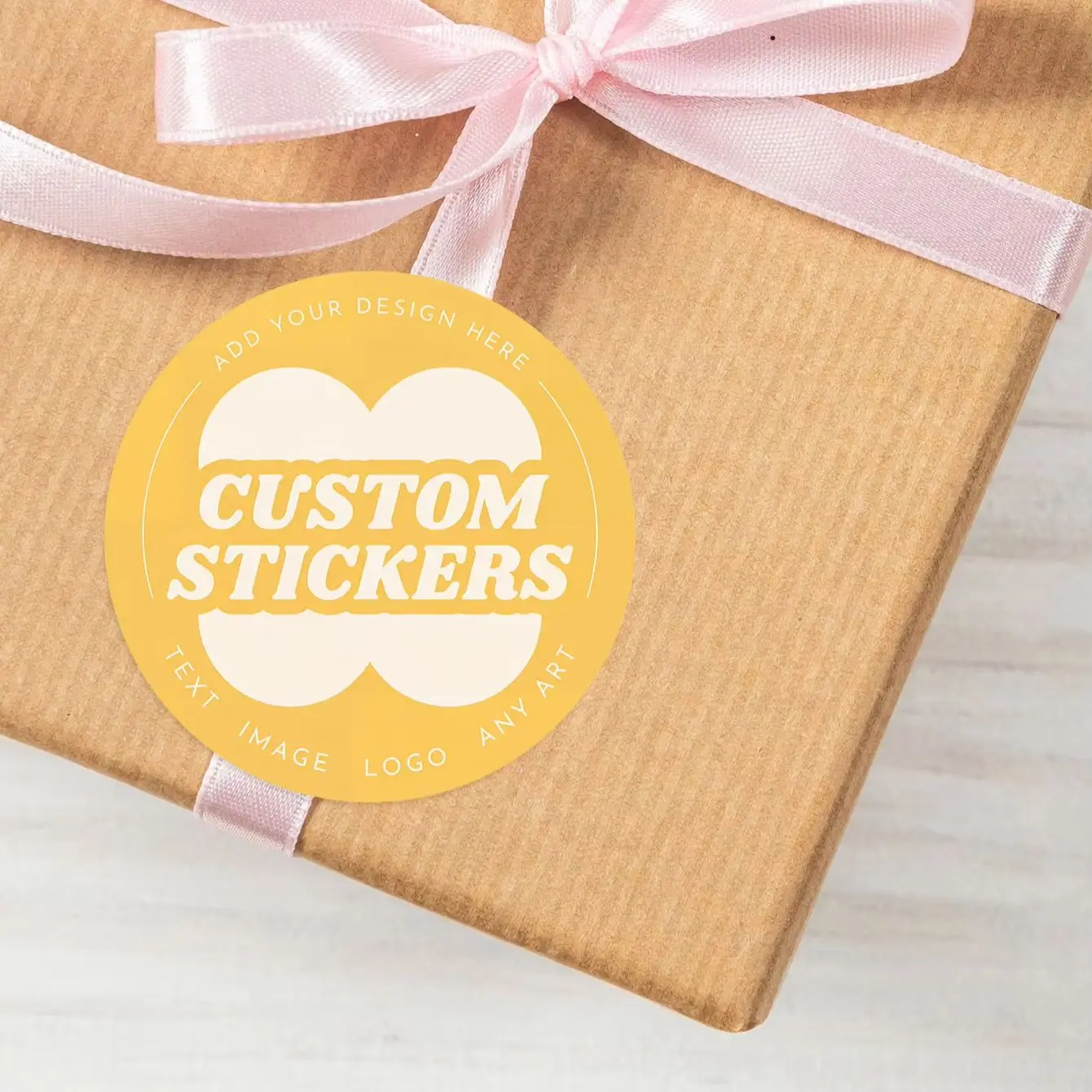 1/48/96Pcs Round Custom Stickers,Personalized Text&Image Labels for Friends,Festive Gift Embellishments&Handmade Craft Accents