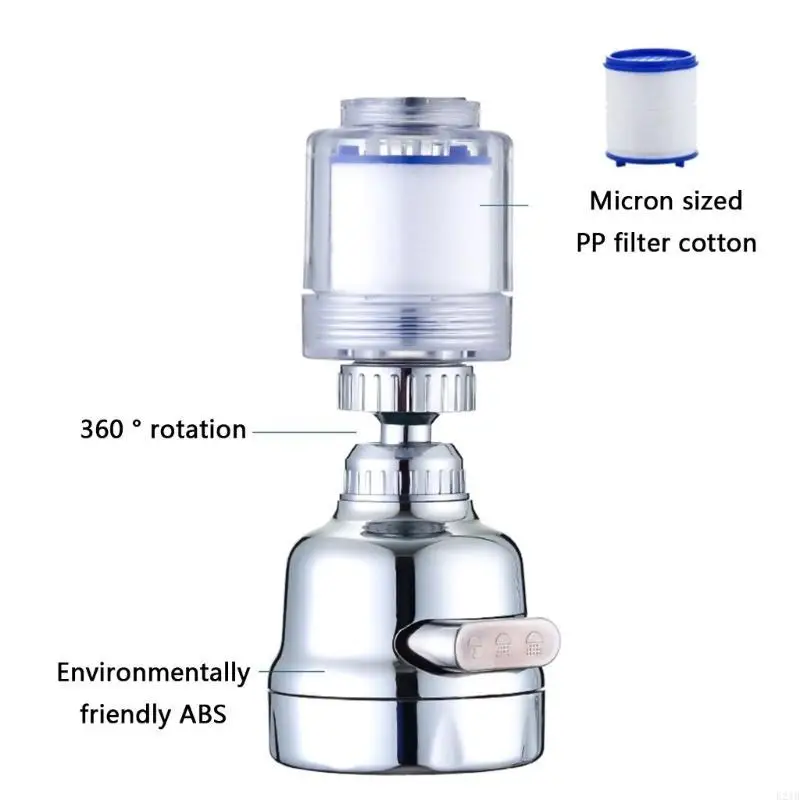 

Upgrades Splashing Without Kitchen Water Filter set 3 Sprays Setting for Kitchen