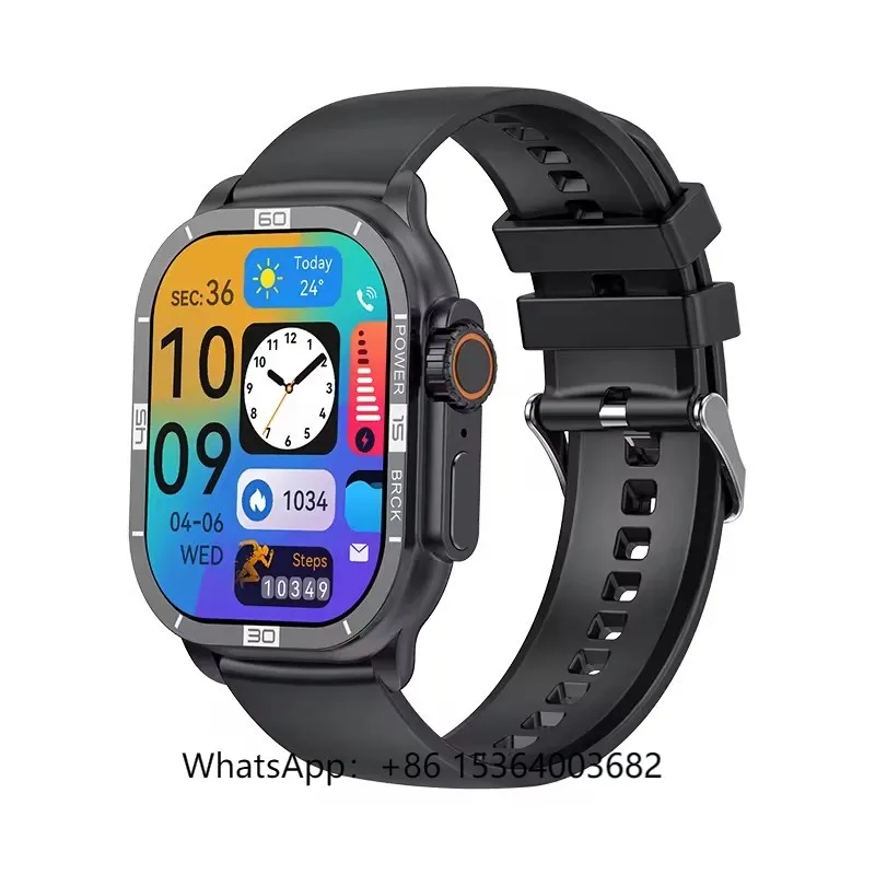 

HK96S Смарт-часы-браслет 2,06 дюйма AMOLED Модные спортивные умные часы с трекером сна IP67 Водонепроницаемое приложение Dafit