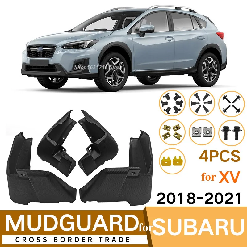 

Car Mudflaps for Subaru XV 2013 2014 2015 2016 2018 2020 2021 Splash Guards Mud Flaps Front Rear Mudguards Fender Anti-Dirt