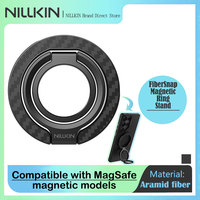 NILLKIN FiberSnap for Galaxy S25 Ultra, Aramid Fiber, Aerospace Aluminum, Dual-Axis Magnetic Ring Stand, Stepless Angle Adjust