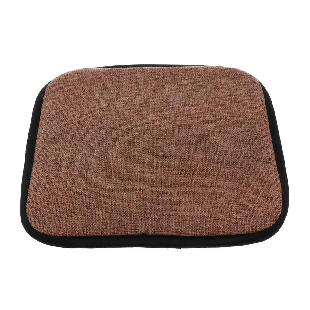 Non Slip Memory Foam Cotton Brown Office Kitchen Chair Cushion Dining Chair Pads Durable, Long Lasting