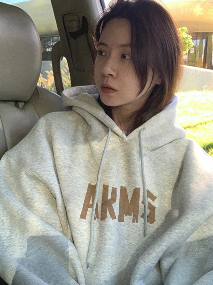 مقنعين سستة هوديس ملابس امرأة Y2K ملابس داكنة المتسكعون شعبية المناسب س الرقبة التطريز الديكور صغار مكافحة الباردة مكتنزة #4