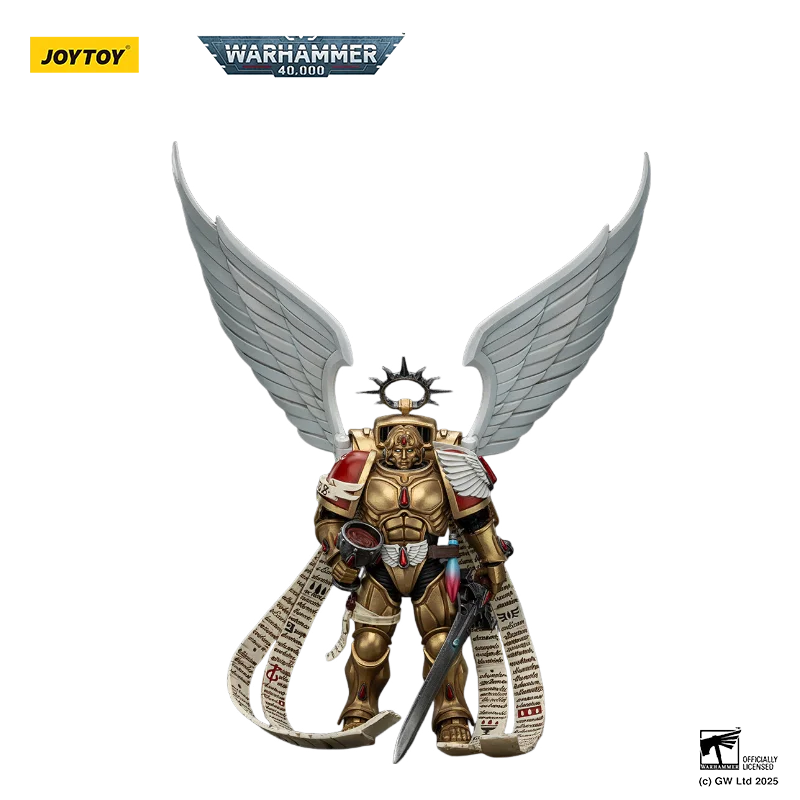 

In Stock 1/18 Scale JOYTOY 40K Blood Angels Exemplar of the Host The Sanguinor with Encarmine Broadsword JT02519 Action Figure