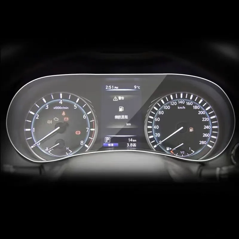 

Мембрана для салона автомобиля, приборной панели, ЖК-экран, аксессуары для защиты от царапин для Infiniti Q50 Q60 2016-2023