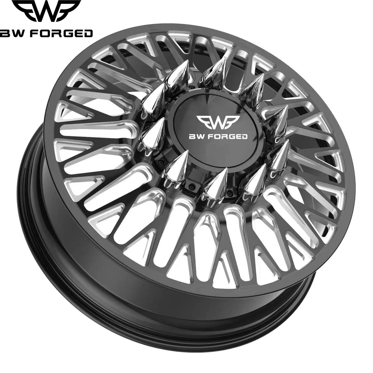 BW OEM 8x180 Lug Pattern Dually Wheels 2009 3500 chevy 22x8.25 24x8.25 30x8.25 for F350 Dually Wheels Set Forged Wheels