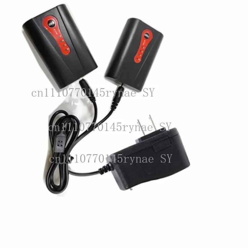 3400mAh 7.4V 8.4V Heated Clothing Lithium Battery For Heated Gloves Shoulder Straps With US EU Charger DC3.5 Dual Plug