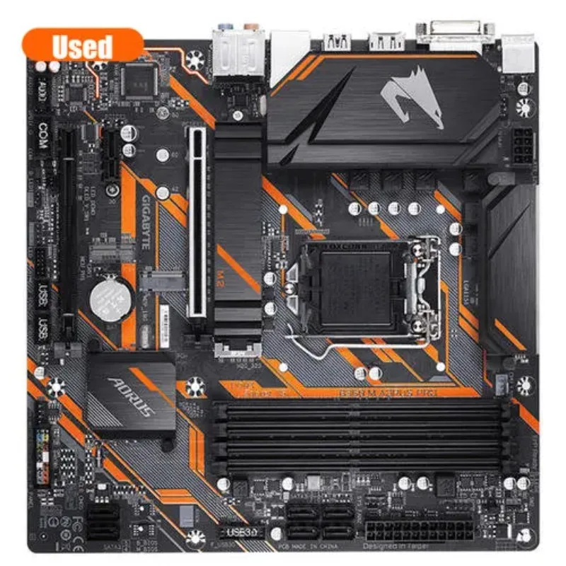 Second hand Gigabyte B360M AORUS PRO original motherboard LGA 1151 DDR4 64GB USB2.0 USB3.1 DVI HDMI desktop motherboard