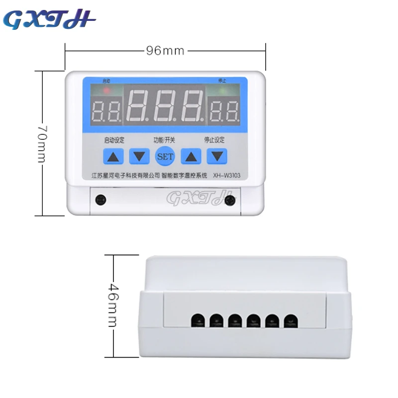 5000W 600W 300W Digitale Thermostat Digital Display High-power Wall-montiert Temperatur Controller Thermostat 30A kontakte
