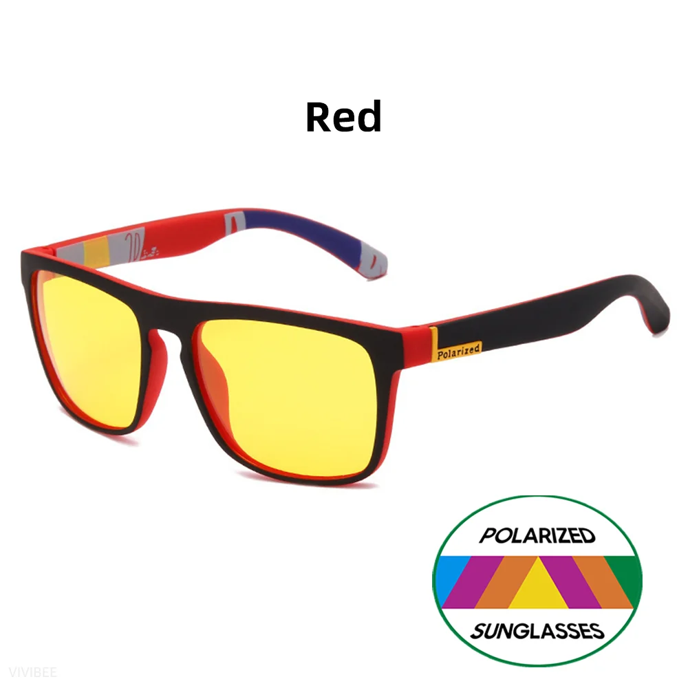 VIVIBEE Nachtsichtbrille Gelb Polarisiert UV400 Männer Platz Schutzbrillen Sport Frauen Blendschutz Auto Okulare – Detail 9