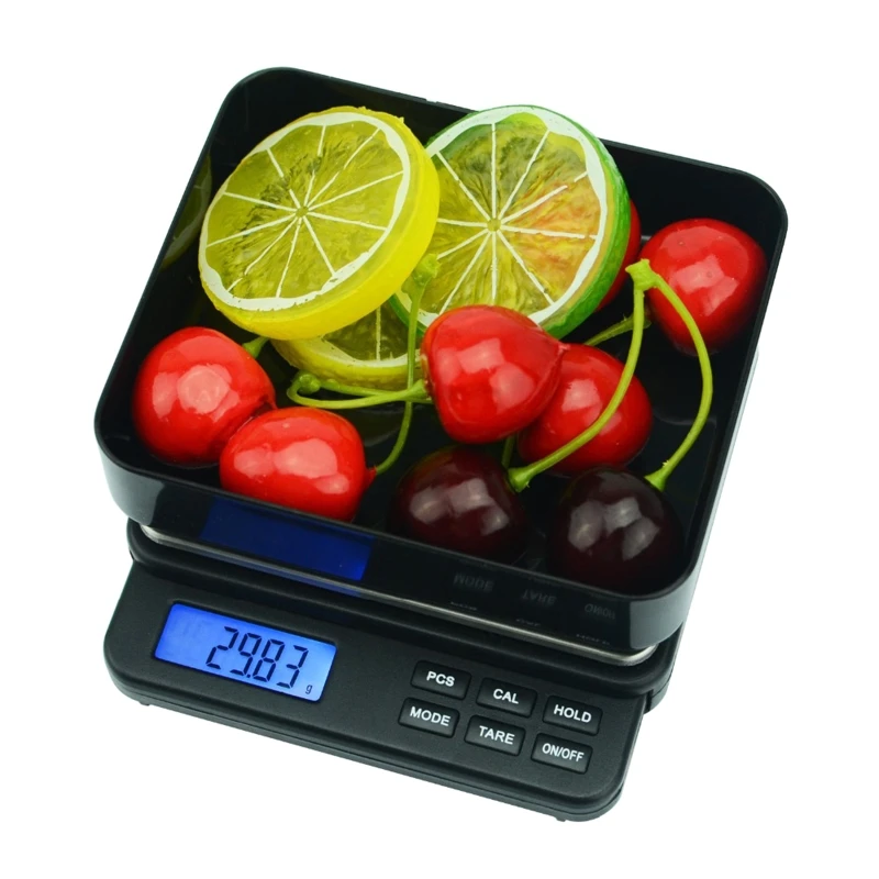 High Digital Scales 1000g 0.01g Electronic Weight Scale Kitchen Cooking Weighing Scales Tare Function Count