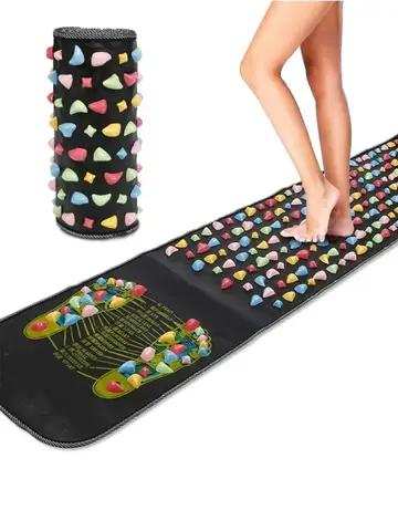 Fingerpressure Board Foot Foot Massage Pad Health Walk Foot Pressure Board Foot Massage Pad Imitation Goose Soft Stone Road