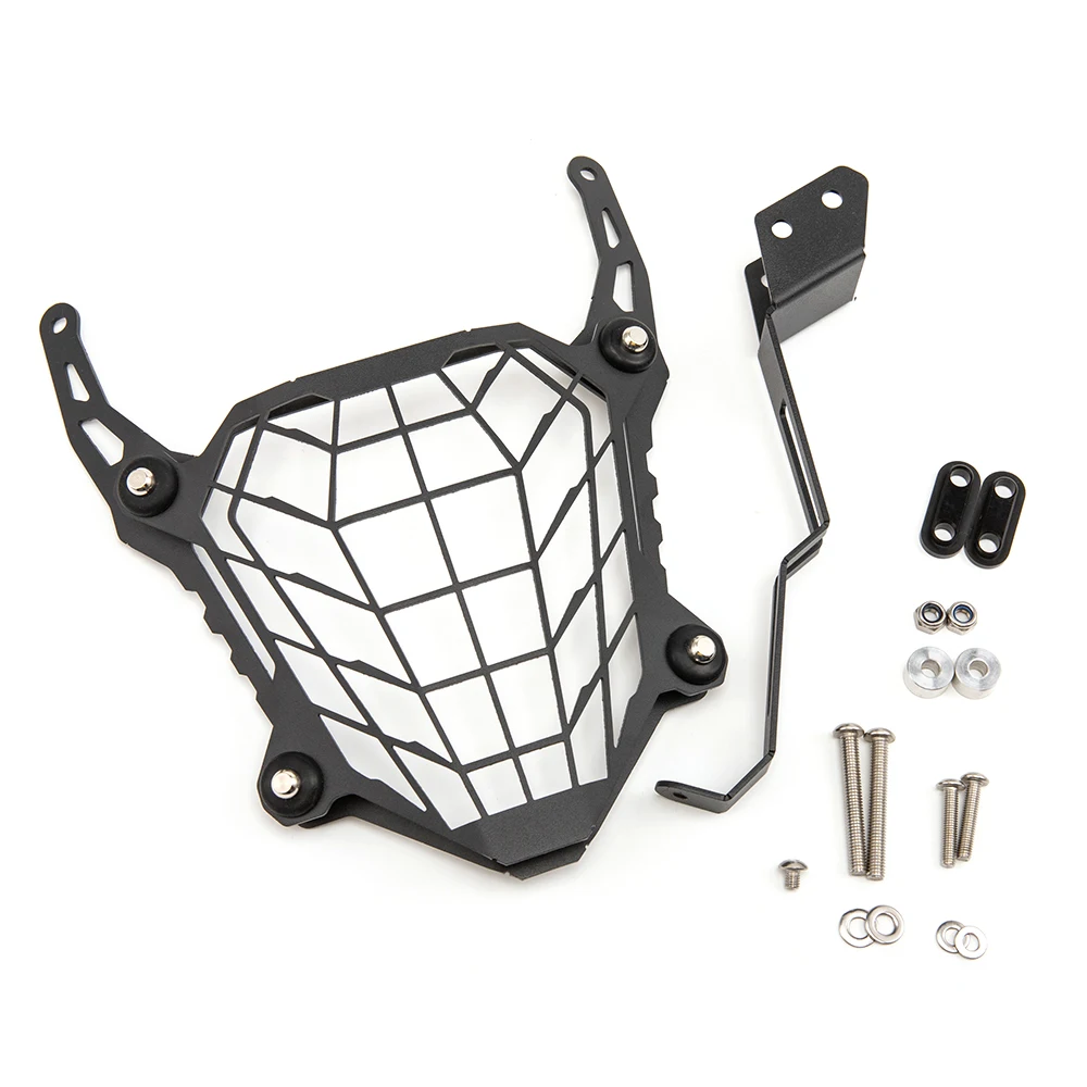 

Evomosa For Honda NX500 NX400 NX 500 NX 400 Headlight Grille Guard Cover Protection Headlight cover Stainless steel 2023 2024