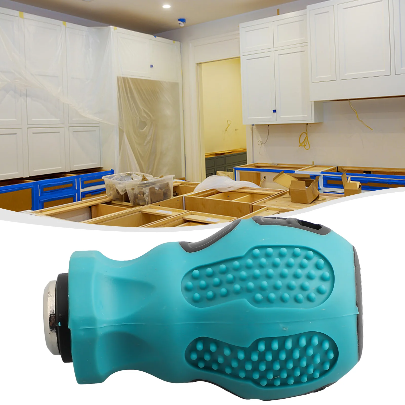 1pc Screwdriver Handle 6.35mm Hex Round Adapter Screwdriver Bit Holder Magnetic Screw Driver Handle Socket Wrench Tools