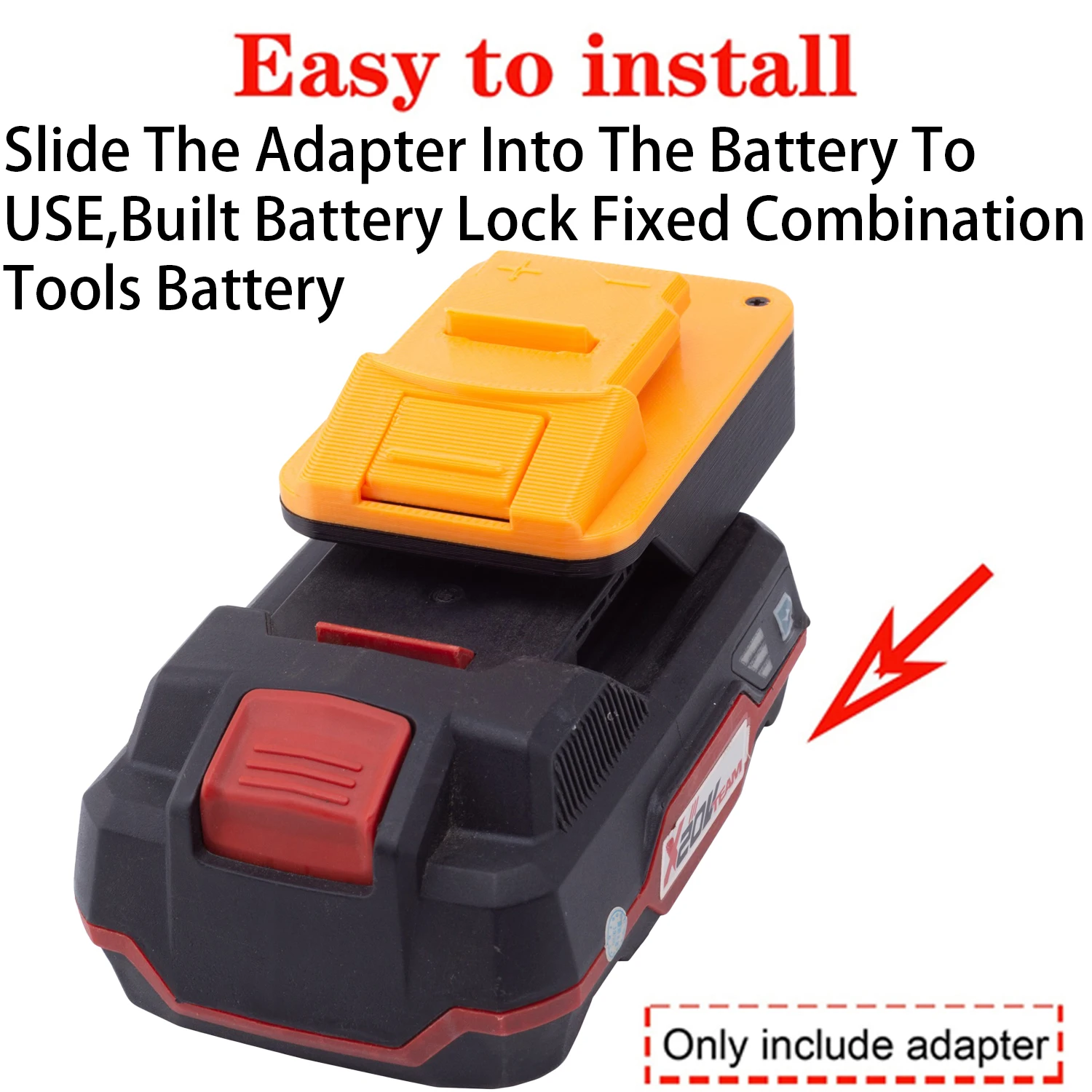 Battery Adapter For Worx 20V 4PIN Li-ion Tool To Lidl Parkside X20V Li-ion Battery Adapter Converter Power Tool Accessory