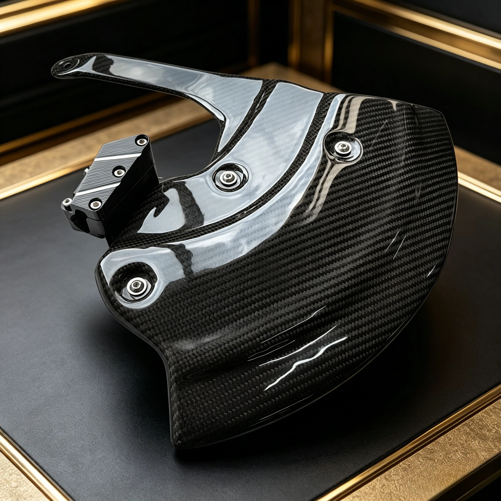 Carbon Fiber Front Brake Disc Guard Anti-scratch Protection Cover for BMW S1000R S1000RR M1000RR 2019-2024