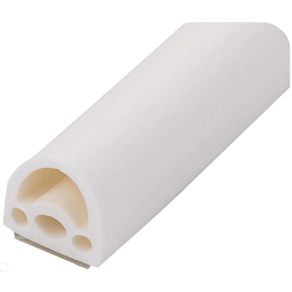 Three Hole Acoustic Door and Window Seal Strip for Noise Reduction Weatherproofing and Thermal Insulation with Silicone