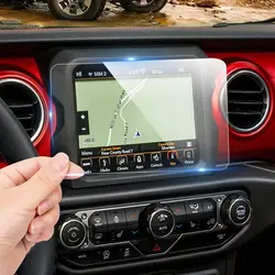 Navegação de Vidro Temperado Touch Screen Película Protetora, Adequado para JEEP Wrangler JL Gladiador JT 2018 2019 2020 2021 2022 2023 8,4