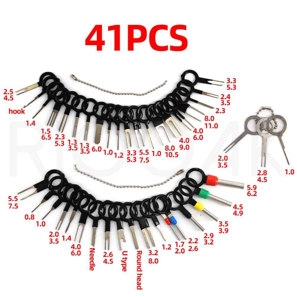 2020 New Car Terminal Removal Kit Wiring Crimp Connector Pin Extractor Puller Terminal Repair Professional Tools