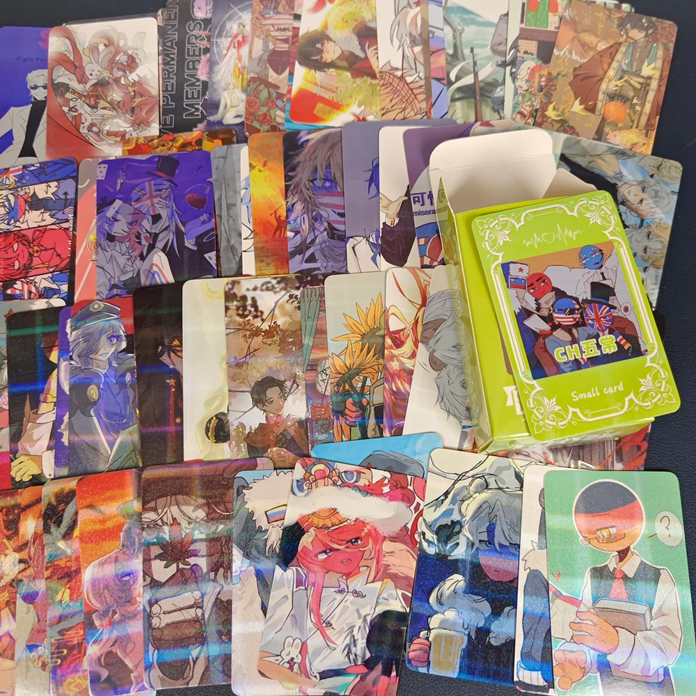 CH Countryhumans Manga Lomo Card Album Comic aracters Photocard Fans Collection Cards 100 Pc/set