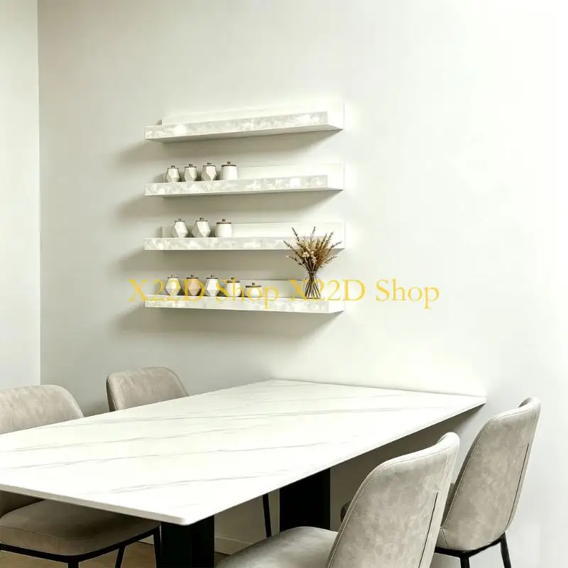 X22D 4 Pack Acrylic Nails Polish Holder 15 Inch Clear Storage For Salon