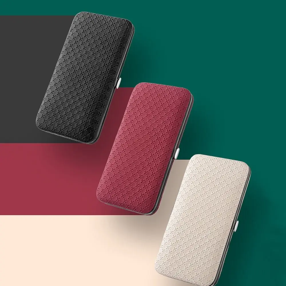 19-teiliges Edelstahl-Nagelknipser-Set für Zuhause, Schönheit, Nagelschleifwerkzeug, Fußbesatz, Lederhülse, Nagelpflegeset für Männer/Frauen