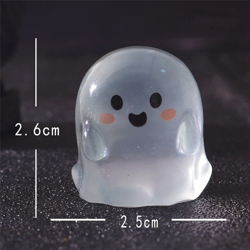 ABGG-Halloween Home Decor 6 PCS Luminous Mini Figures Ghost Devil Ornaments Party Gift Horror Props
