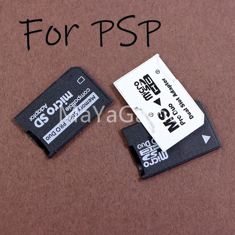 20pcs Support Memory Card Holder Micro SD TF To MS Stick Adapter For PSP 1000 2000 3000