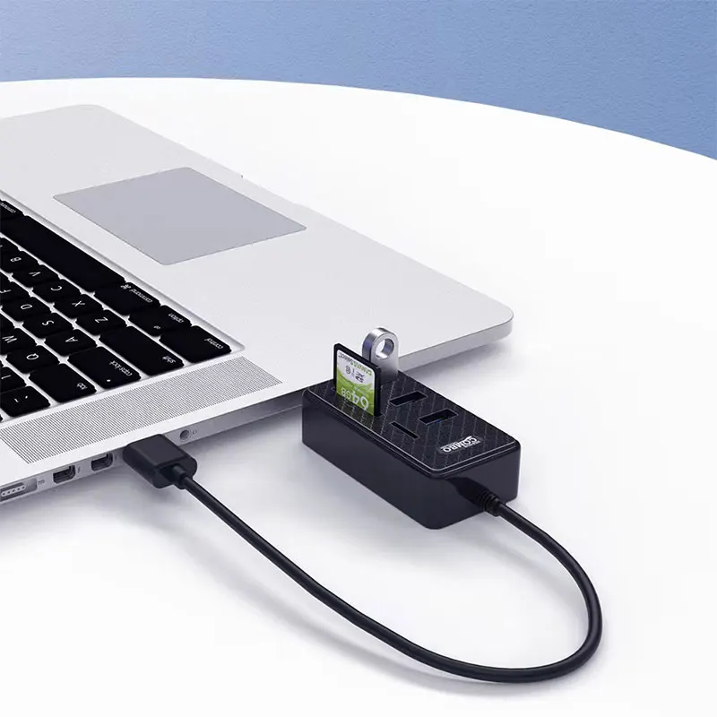 USB-A Hub USB HUB 3 0 Splitter  USB2.0 With TF/SD Card Reader High Speed Data Transfer For PC Laptop Macbook Computer Tablets