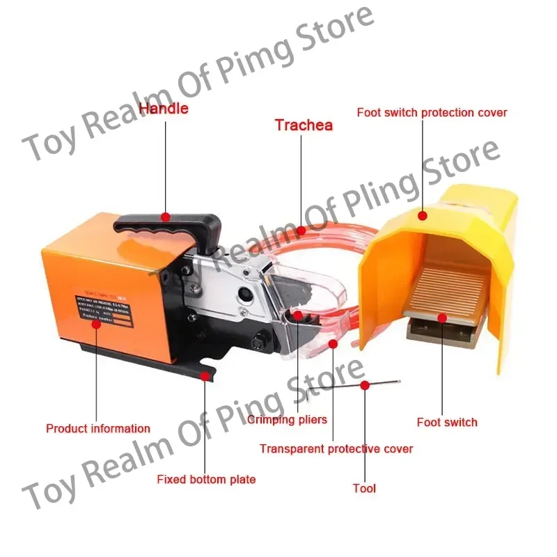 AM-10 Pneumatic Crimping Machine Cold Pressing Automatic Terminal     Tool