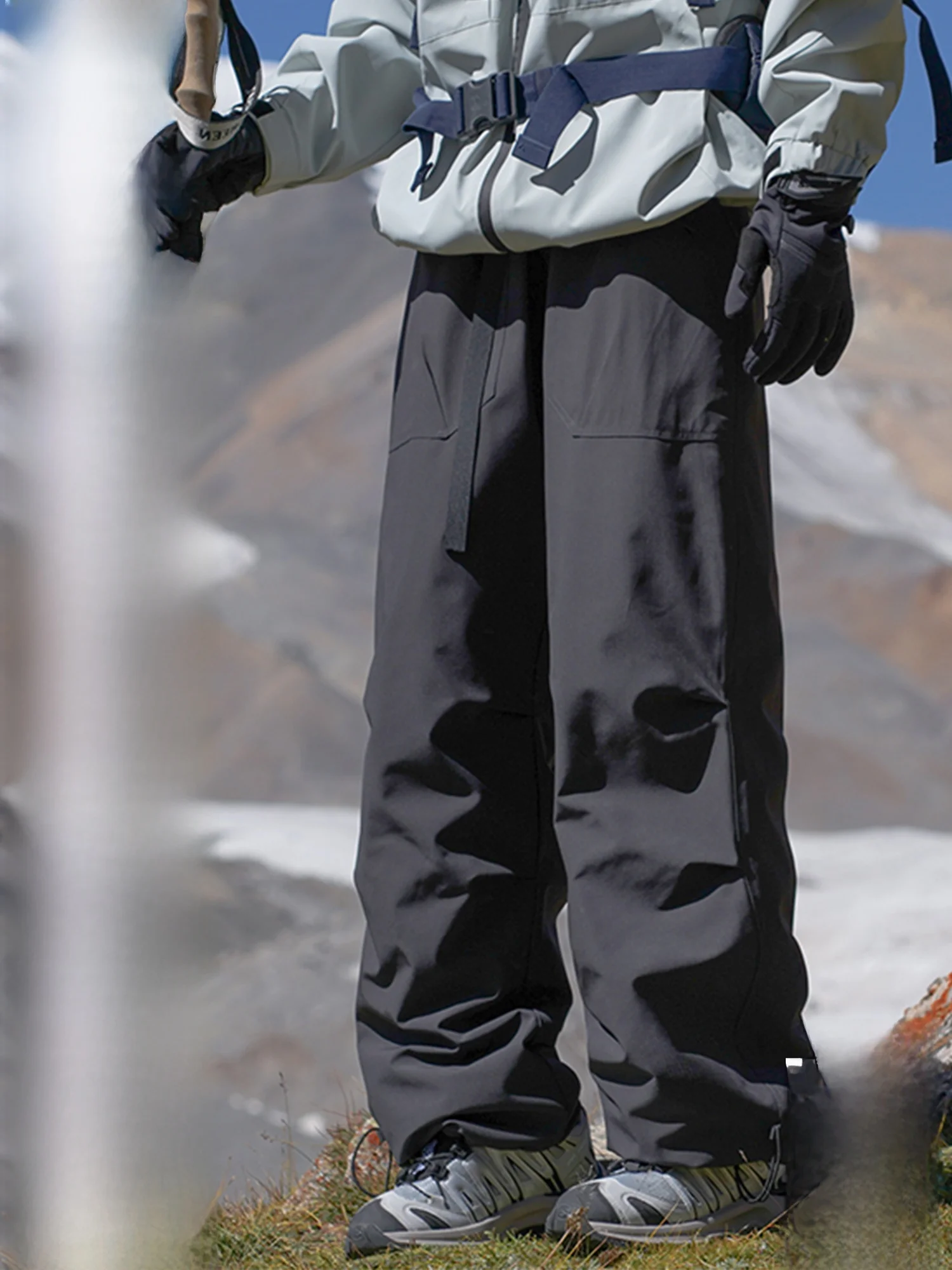 

Мужские зимние пуховые брюки Paul Frank American Simple Workwear: теплые, свободные, прямые, повседневные, молодежные, модные