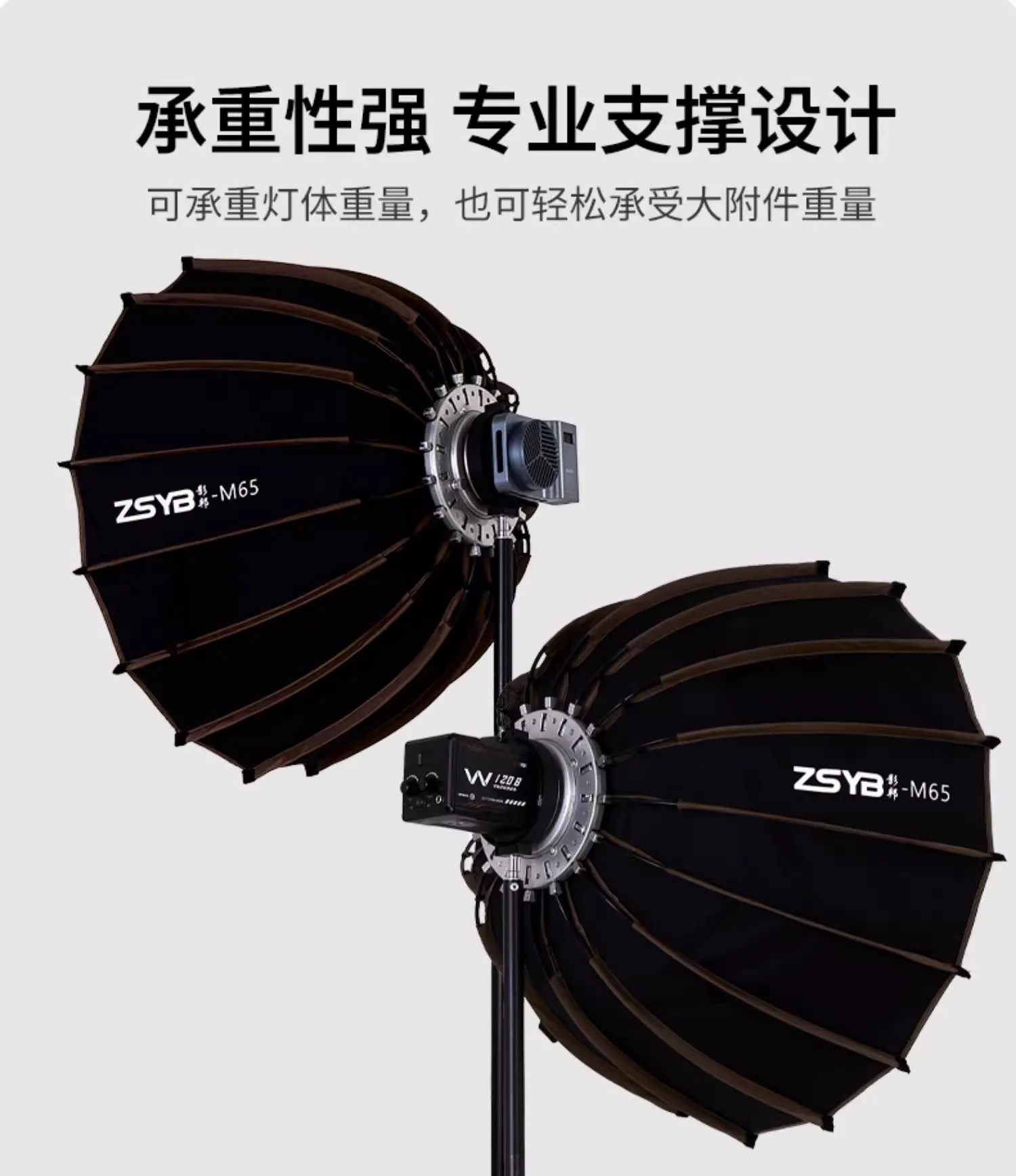 ZSYB Mini Bowens Adapter for ZSYB / Zhiyun Bowens Mount COB