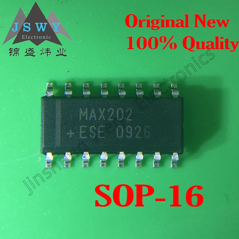 

(5/20pcs) MAX202ESE MAX202 SOP-16 RS-232 transceiver chip New spot original fast delivery