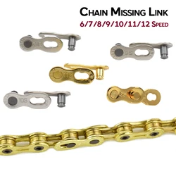 2 Pairs Road Mountain MTB Bicycle Chains Connector Master Bike Chain Quick Missing Link 6/7/8/9/10/11/12 Speed For KMC SHIMANO