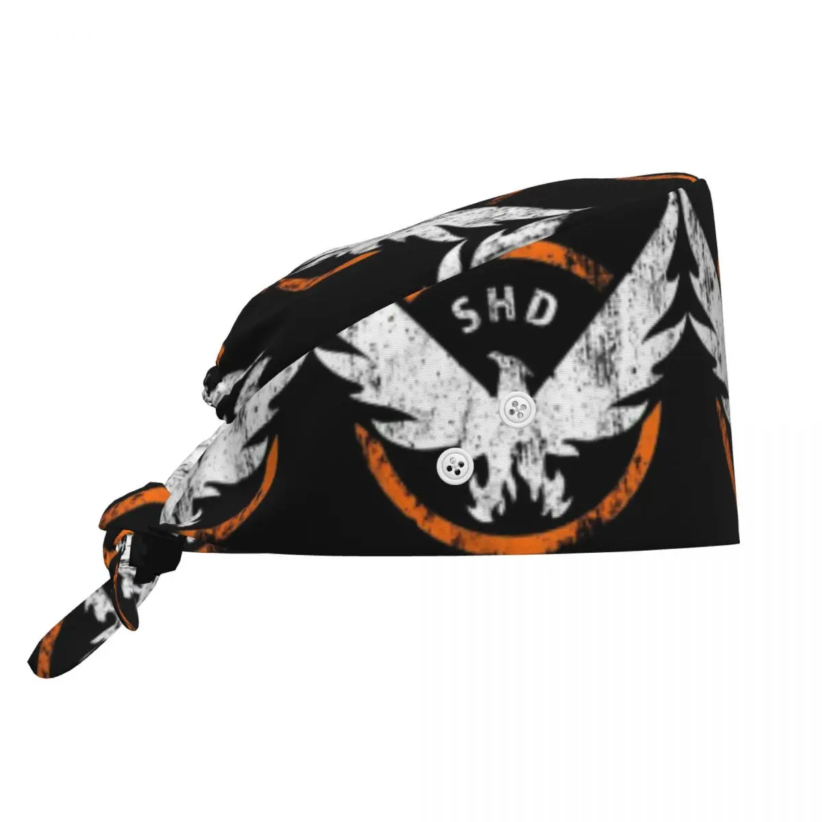The Division 2 Shd Scrub Hat Doctor Working Surgical Cap Unisex Adjustable Nursing Caps for Dentist
