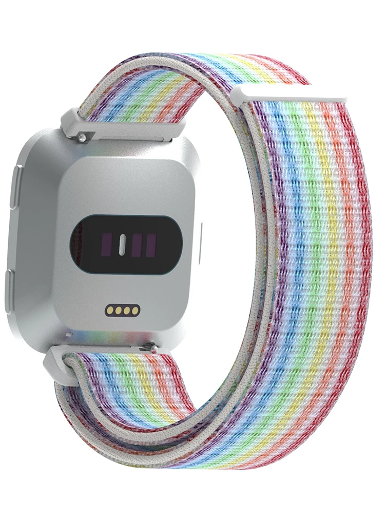 Correa de nailon para reloj inteligente Fitbit Versa 2, pulsera de repuesto para reloj deportivo Fitbit versa 2, Fitbit Lite