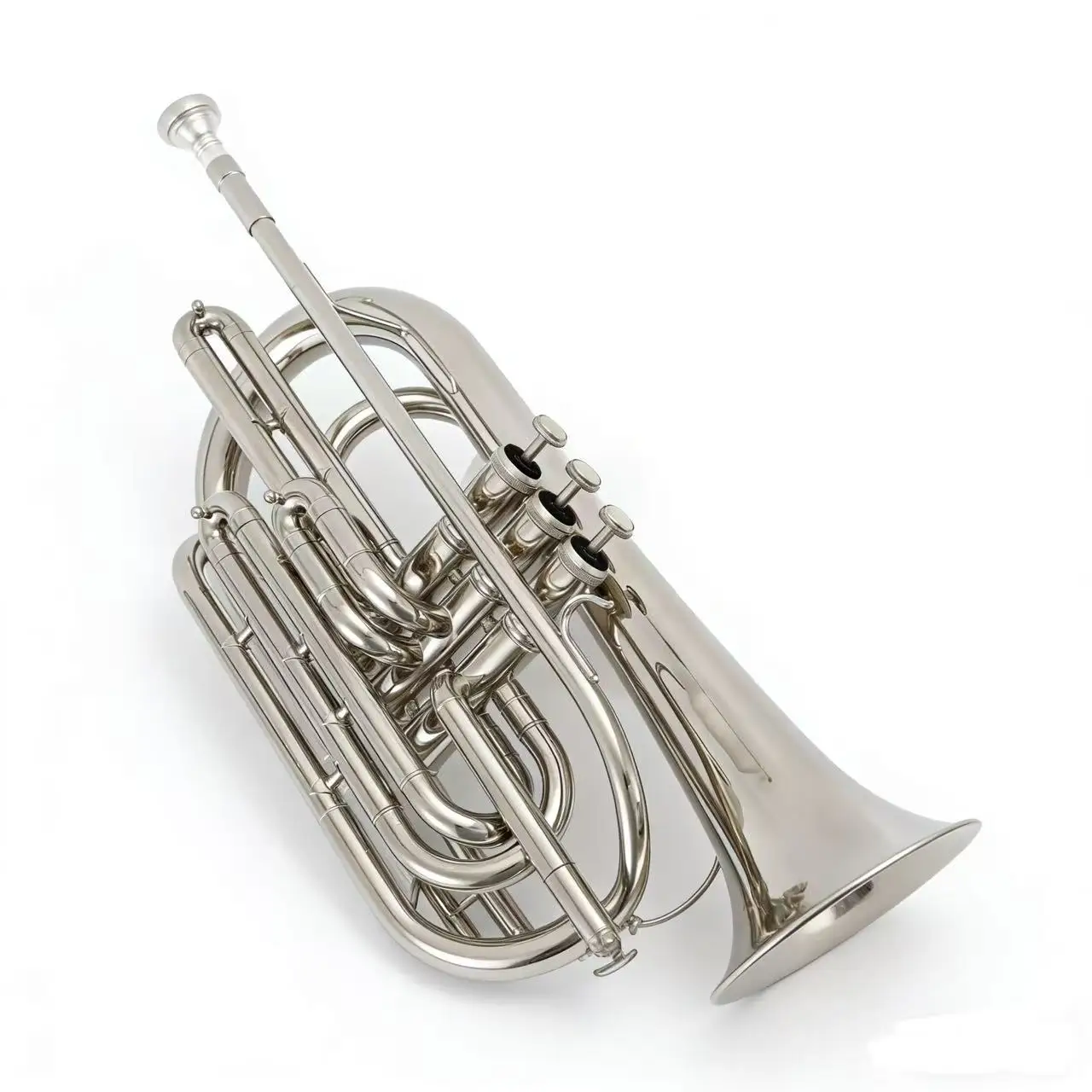 Silver Plated OEM Marching Trombone