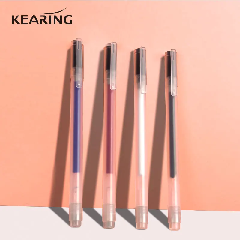 Kearing-Heat Erasable Magic Marker Pen Temperature Disappearing Fabric Pens Line Marking, DIY Craft Sewing Accessories 4Pcs