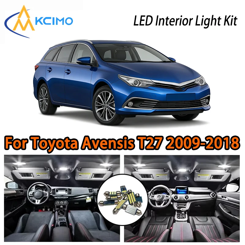 

KCIMO For Toyota Avensis T27 2009-2018 Premium LED Interior Kit - 2 Colors , Quick Installation, Long-Lasting
